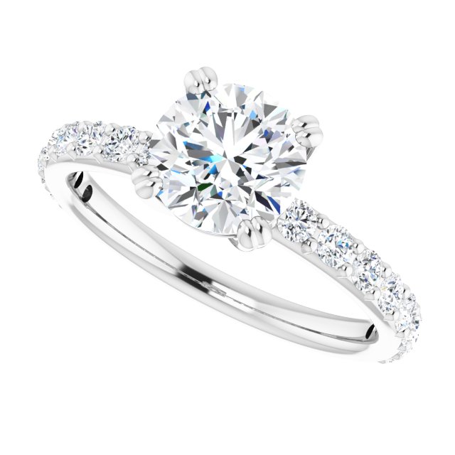 Accented Engagement Ring