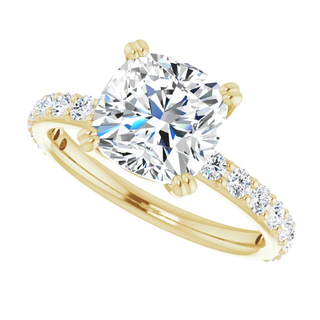Accented Engagement Ring