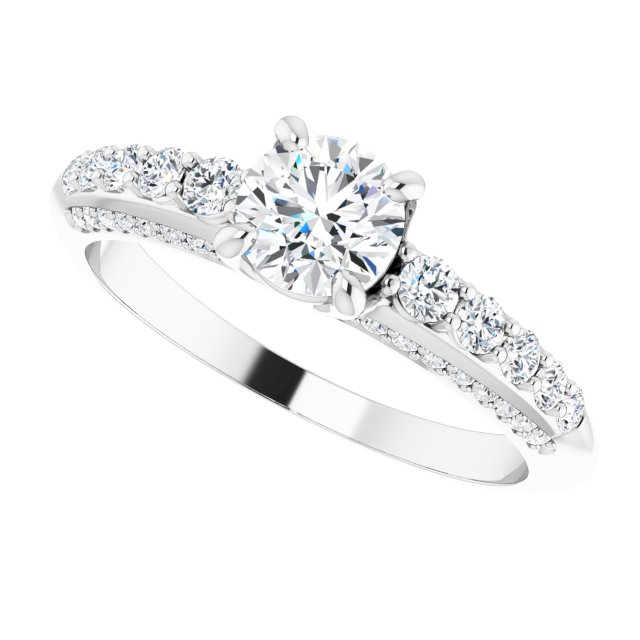Accented Engagement Ring