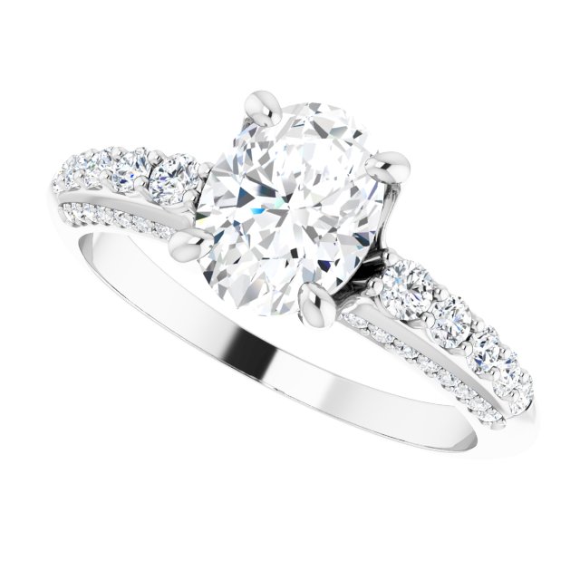 Accented Engagement Ring