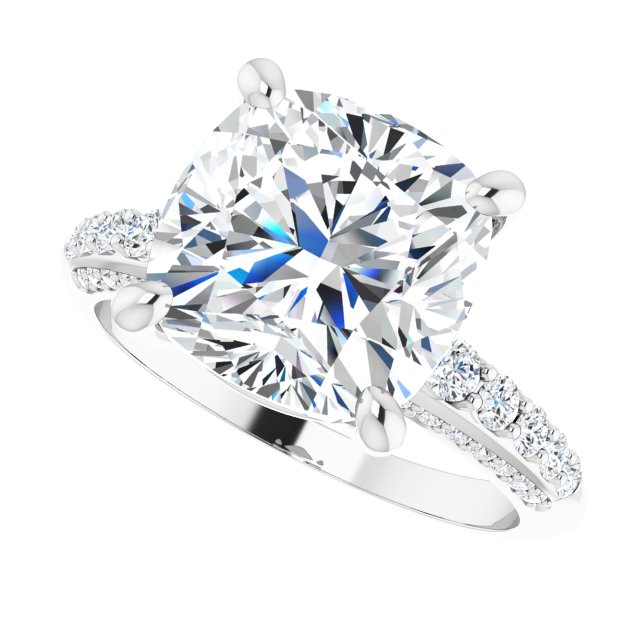 Accented Engagement Ring