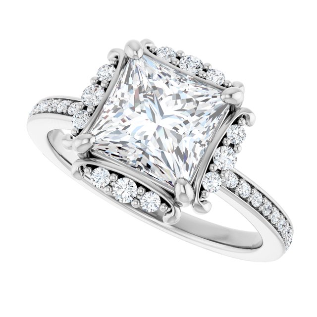 Halo-Style Engagement Ring