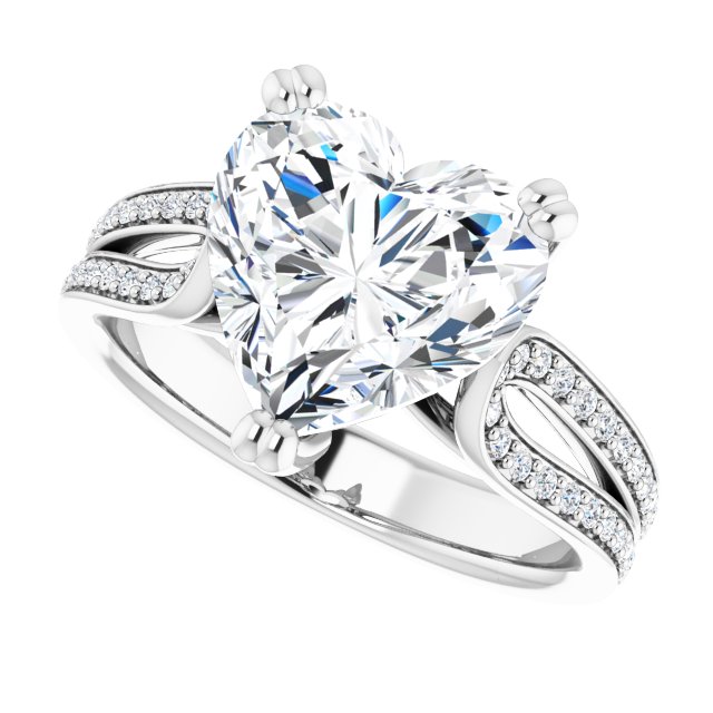 Accented Engagement Ring