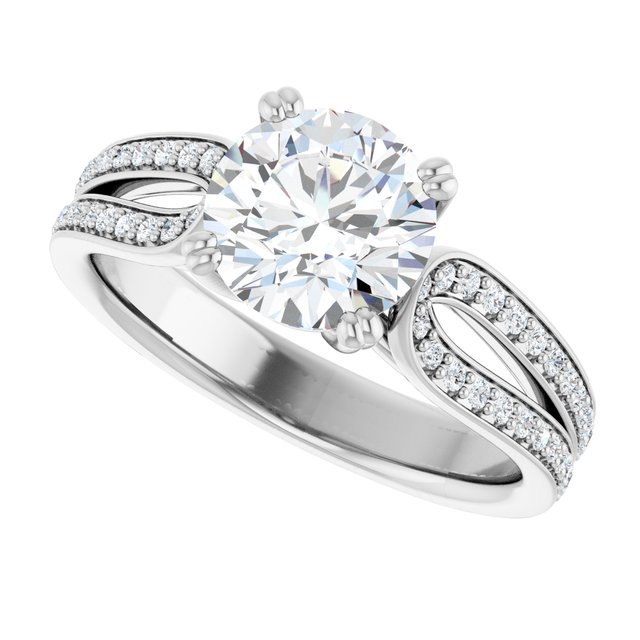 Accented Engagement Ring