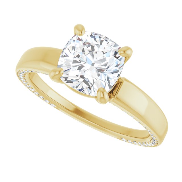 Accented Engagement Ring