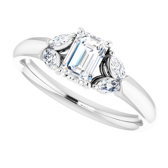 Accented Engagement Ring