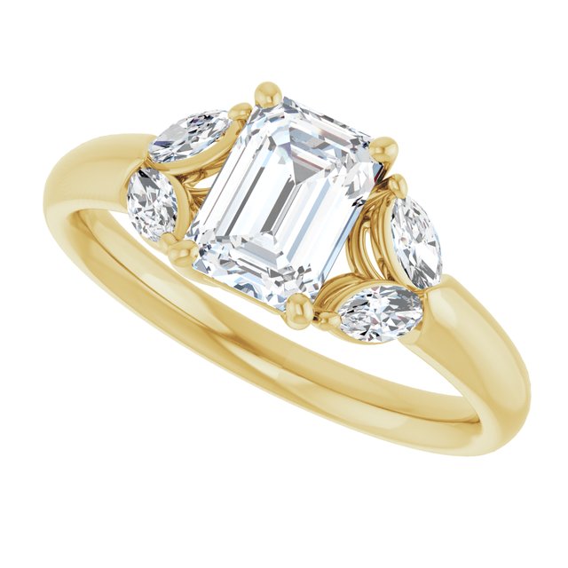 Accented Engagement Ring