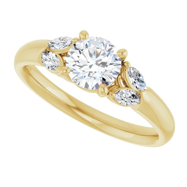 Accented Engagement Ring