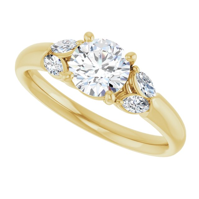 Accented Engagement Ring