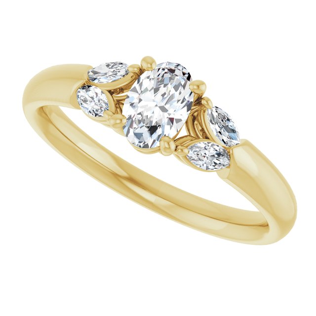 Accented Engagement Ring