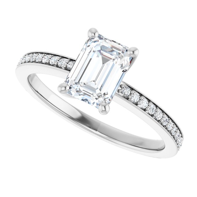 Accented Engagement Ring