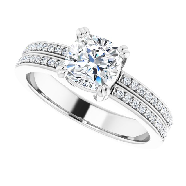 Accented Engagement Ring