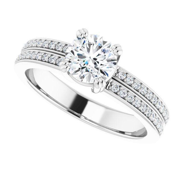Accented Engagement Ring