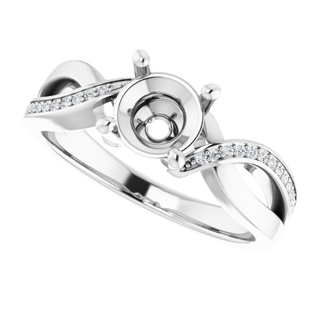 Accented Engagement Ring