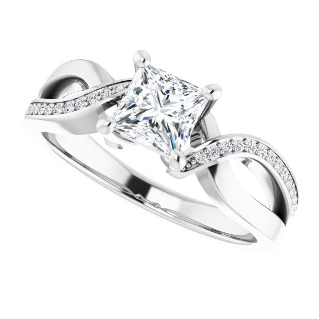 Accented Engagement Ring