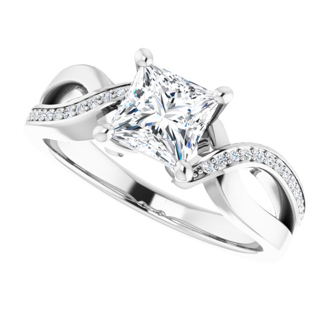 Accented Engagement Ring
