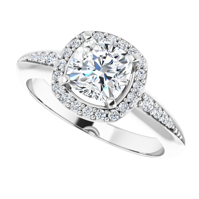Halo-Style Engagement Ring