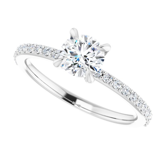 Accented Engagement Ring