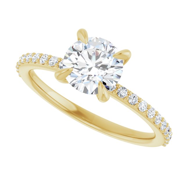 Accented Engagement Ring