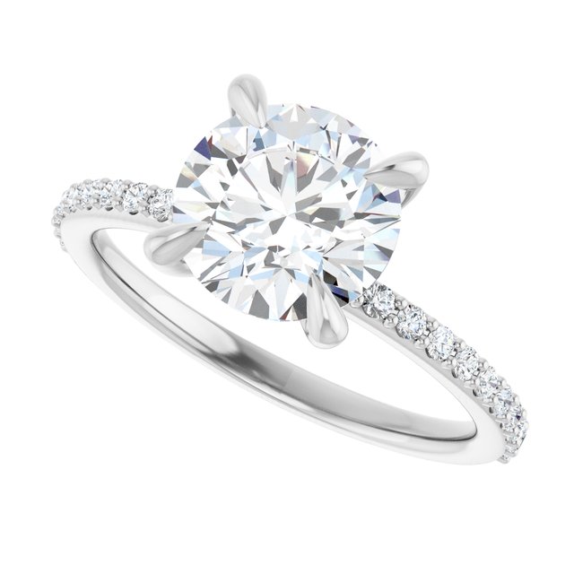 Accented Engagement Ring