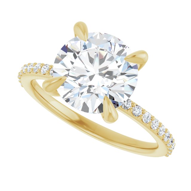 Accented Engagement Ring