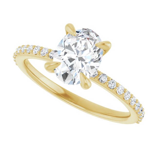 Accented Engagement Ring