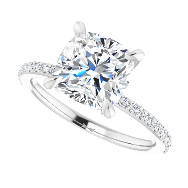 Accented Engagement Ring