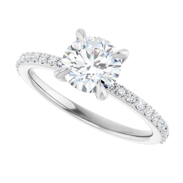 Accented Engagement Ring
