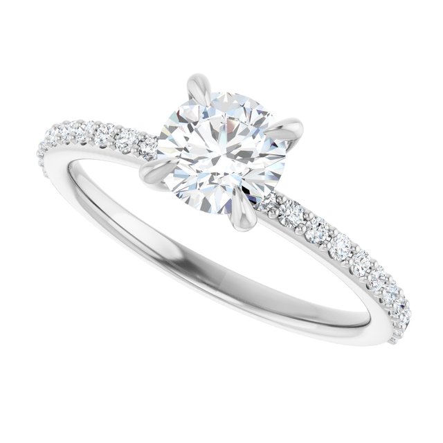 Accented Engagement Ring
