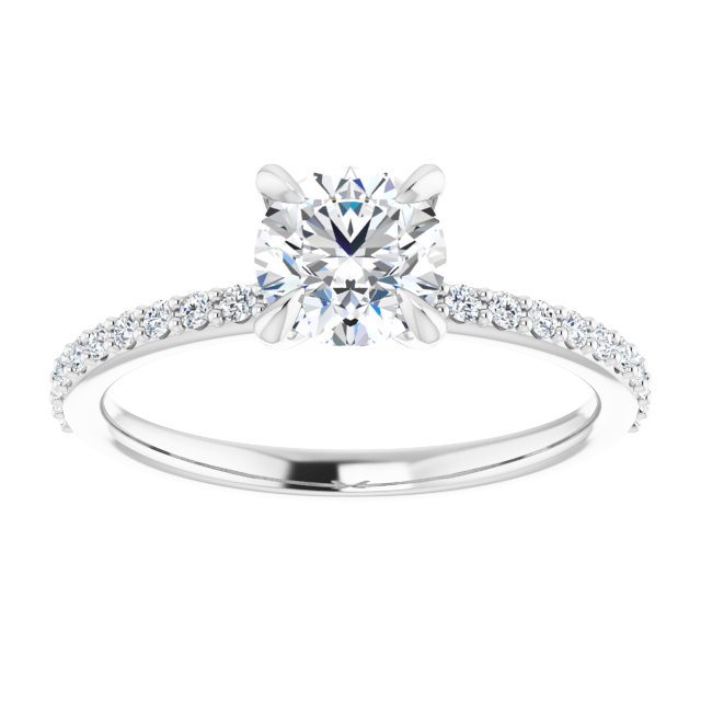 Accented Engagement Ring