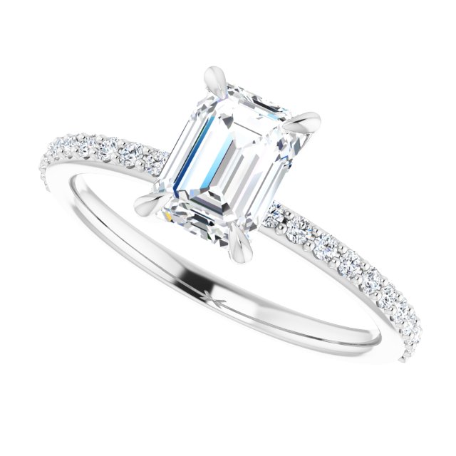 Accented Engagement Ring