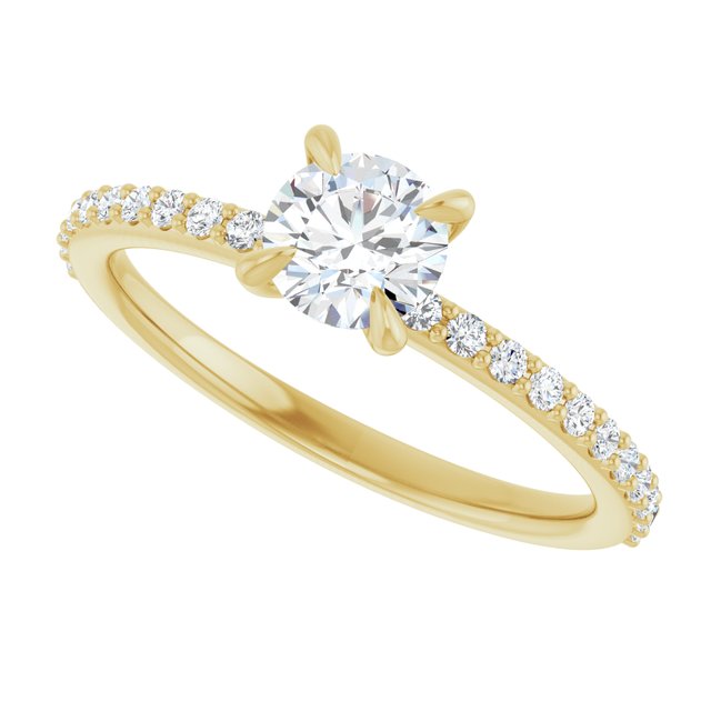 Accented Engagement Ring