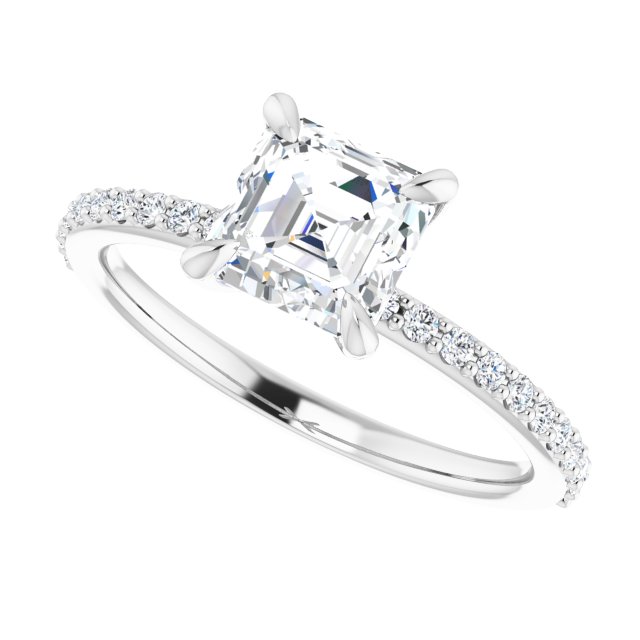 Accented Engagement Ring