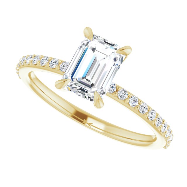 Accented Engagement Ring