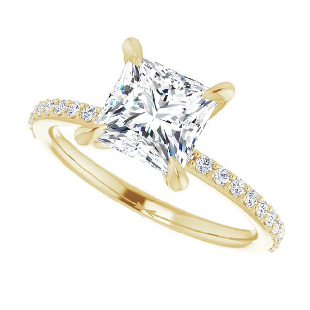 Accented Engagement Ring