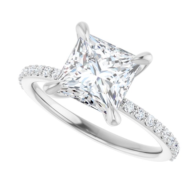 Accented Engagement Ring