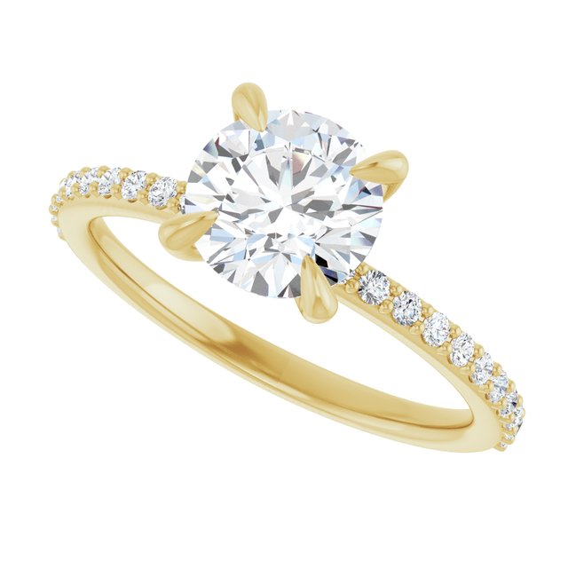 Accented Engagement Ring