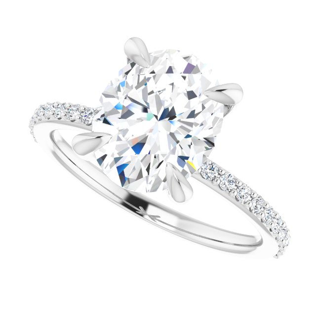 Accented Engagement Ring