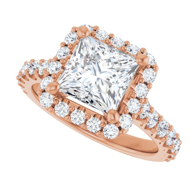 Halo-Style Engagement Ring