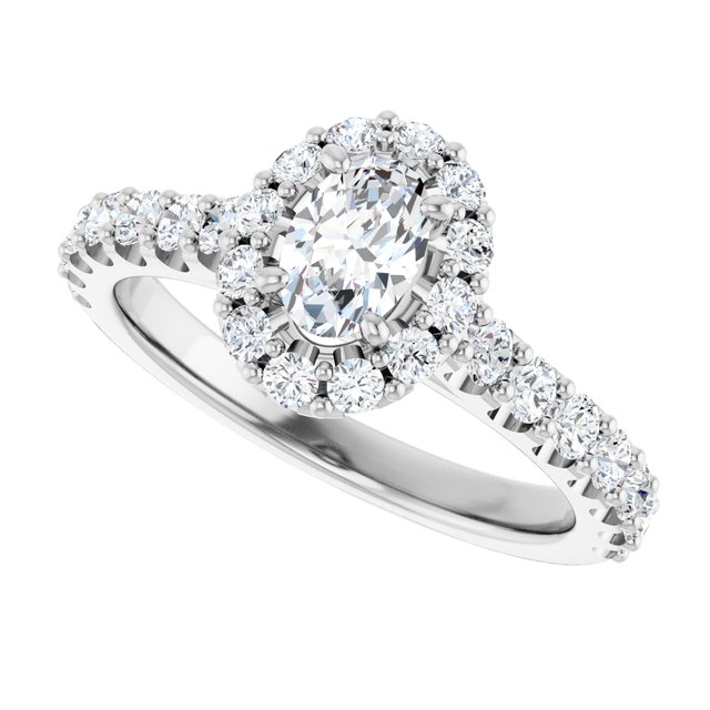 Halo-Style Engagement Ring