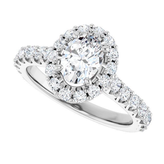 Halo-Style Engagement Ring