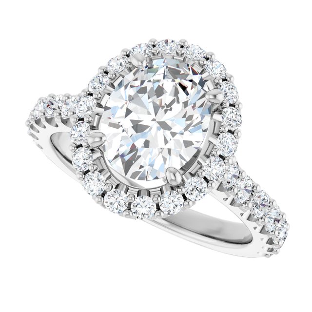 Halo-Style Engagement Ring