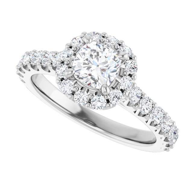 Halo-Style Engagement Ring