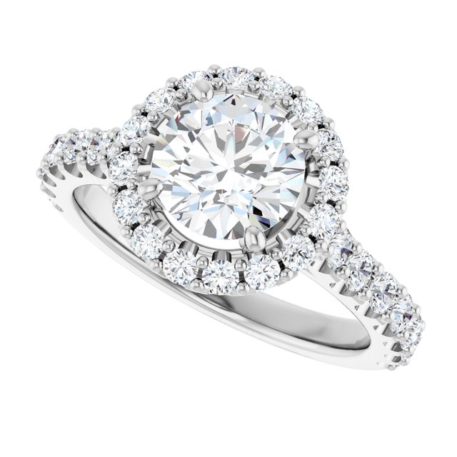 Halo-Style Engagement Ring