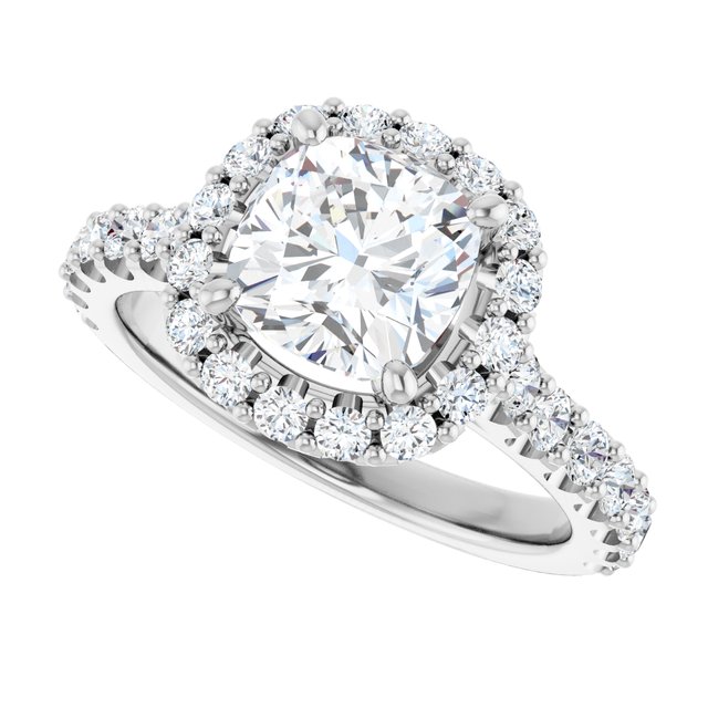 Halo-Style Engagement Ring