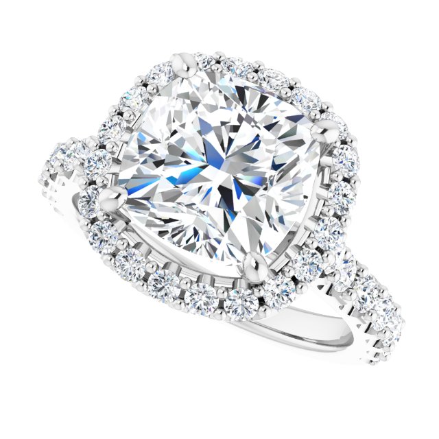 Halo-Style Engagement Ring