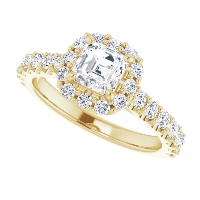 Halo-Style Engagement Ring