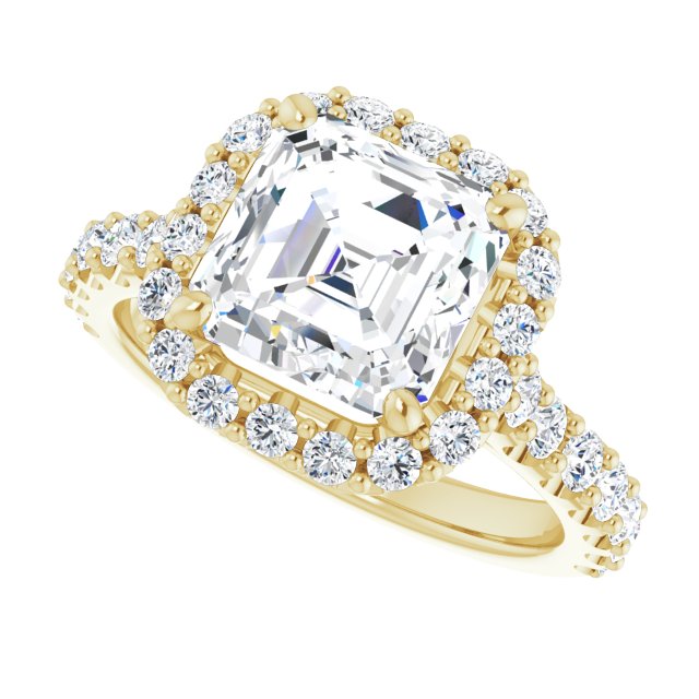 Halo-Style Engagement Ring
