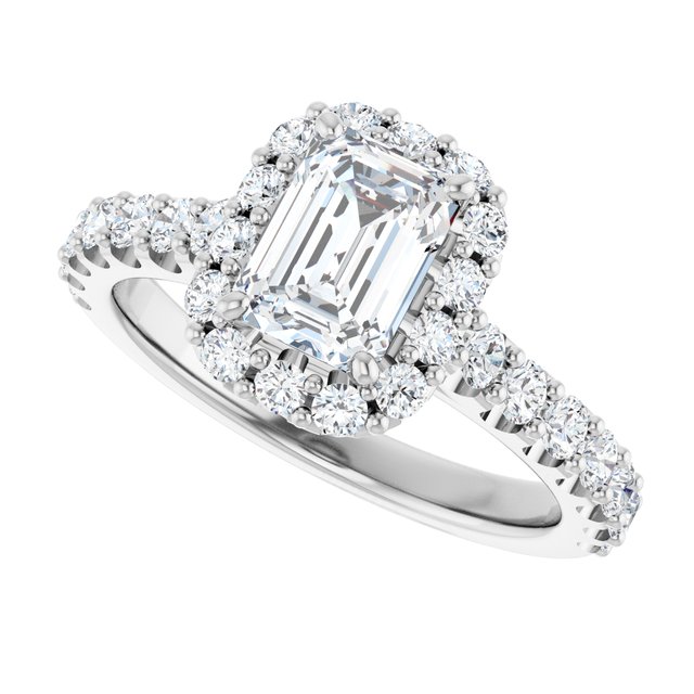 Halo-Style Engagement Ring