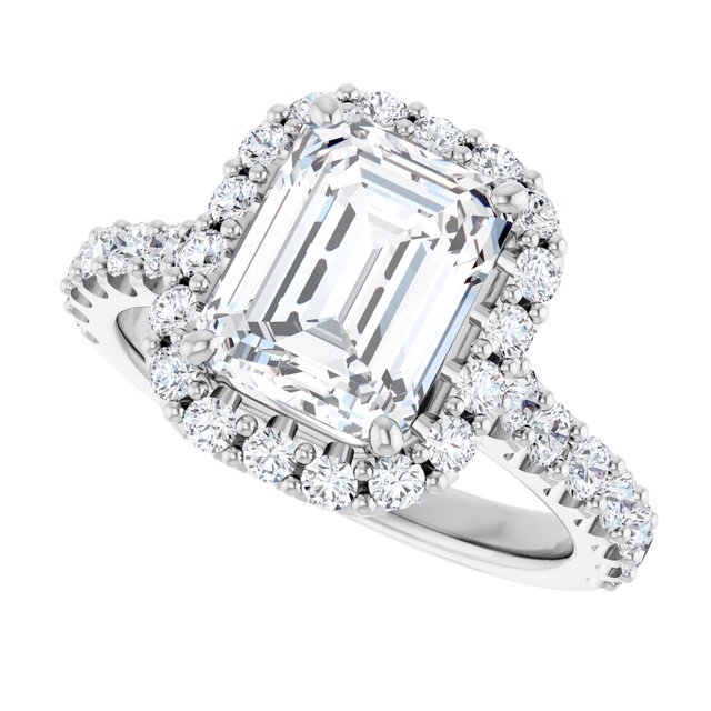 Halo-Style Engagement Ring